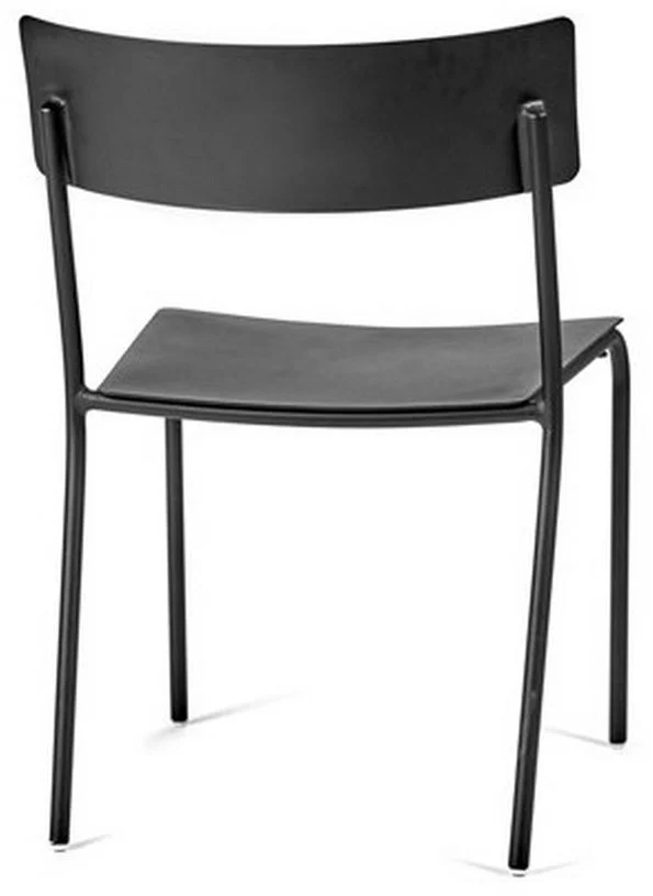 Chaise en aluminium noir August - Serax
