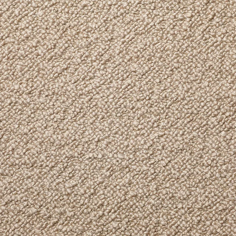 Fauteuil en laine beige et pieds en chêne naturel Little Petra VB1 - &tradition