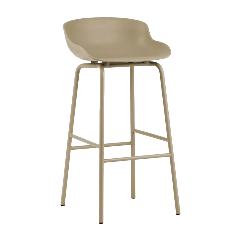 Tabouret de bar en acier et pp sable 75 cm Hyg - Normann Copenhagen