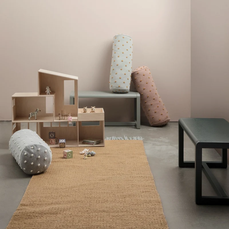 Banc pour enfant bleu Petit Architecte - Ferm Living