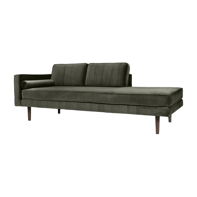 Divan en velours vert Wind - Broste Copenhagen