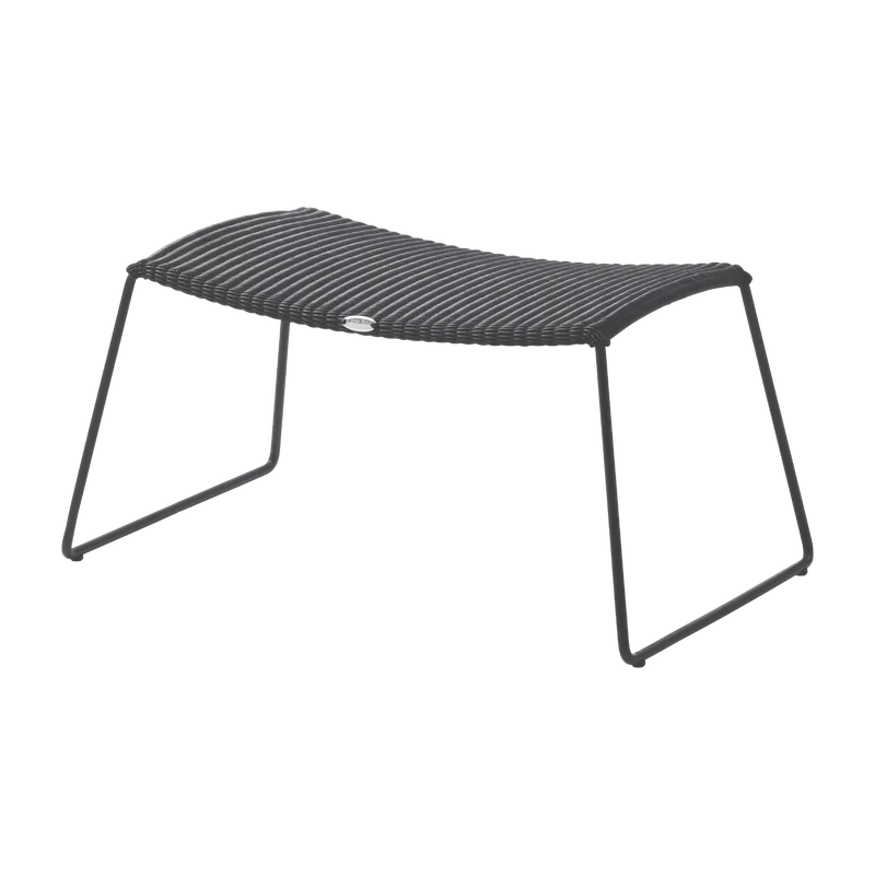 Repose-pieds noir Breeze - Cane-Line