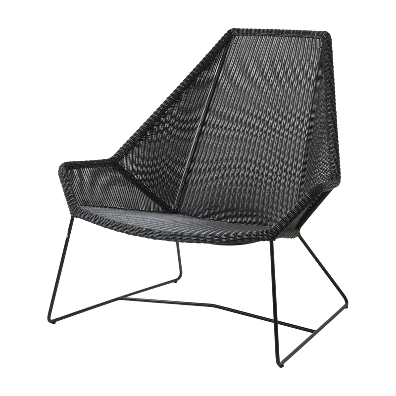 Fauteuil noir Breeze Highback - Cane-Line