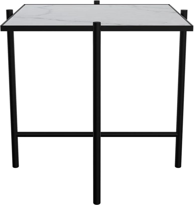 Table d'appoint en marbre blanc Original Side - HANDVÄRK