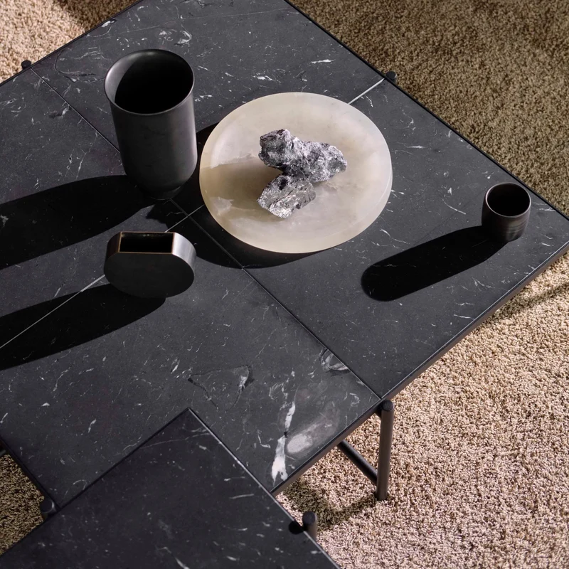 Table d'appoint en marbre noir Original Side - HANDVÄRK