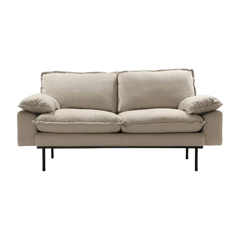 Canapé 2 places beige Retro - HKliving