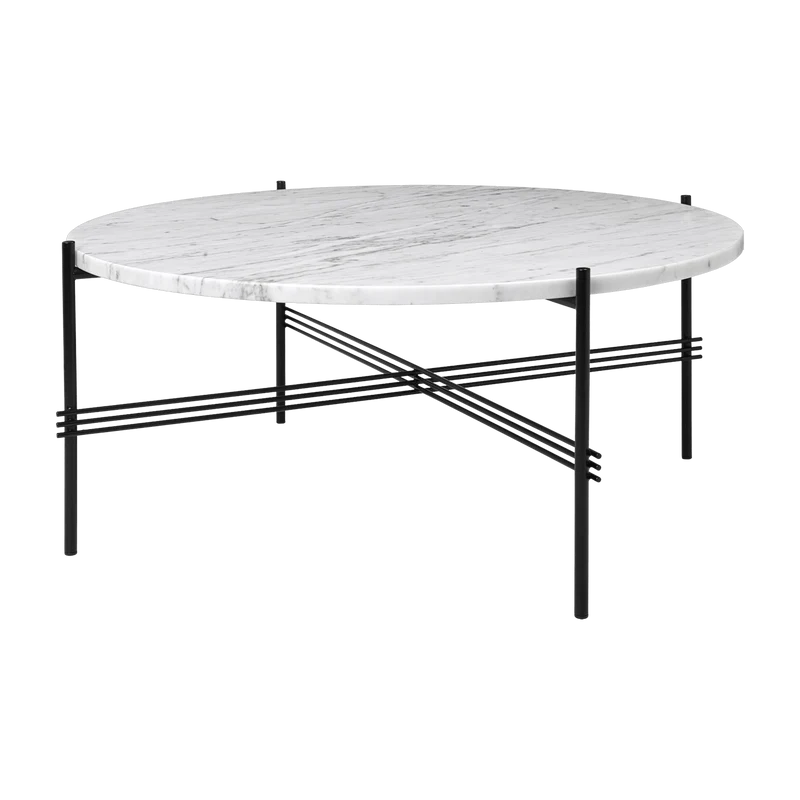 Table basse en marbre blanc 80 cm TS - Gubi