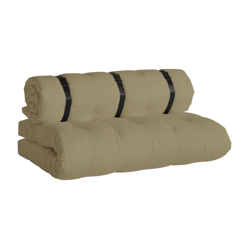Futon canapé de jardin dépliable beige Buckle-up - Karup Design