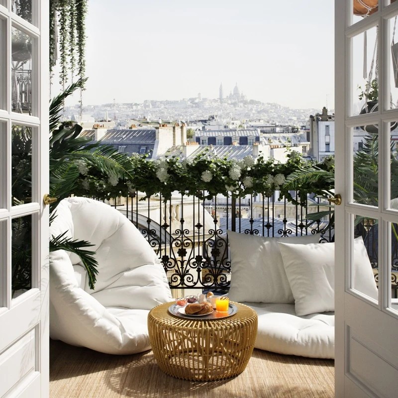 Fauteuil d'extérieur blanc Nido - Karup Design
