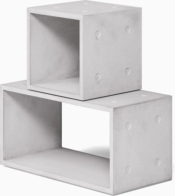 2 modules de rangement 1M + 1L Dice - Lyon Béton