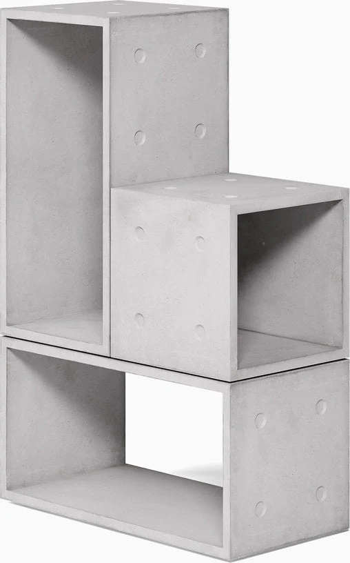 3 modules de rangement 1M + 2L Dice - Lyon Béton