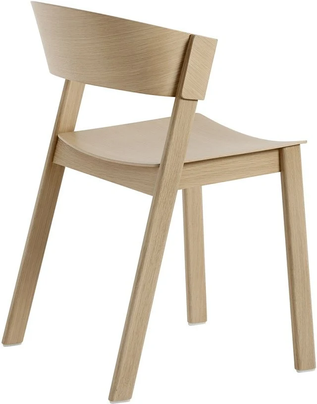 Chaise empilable en chêne naturel Cover - Muuto