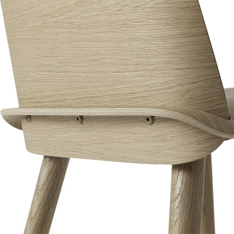 Chaise en chêne naturel Nerd - Muuto