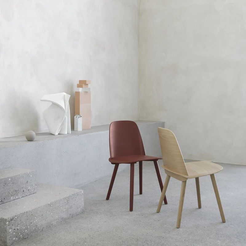 Chaise en chêne naturel Nerd - Muuto