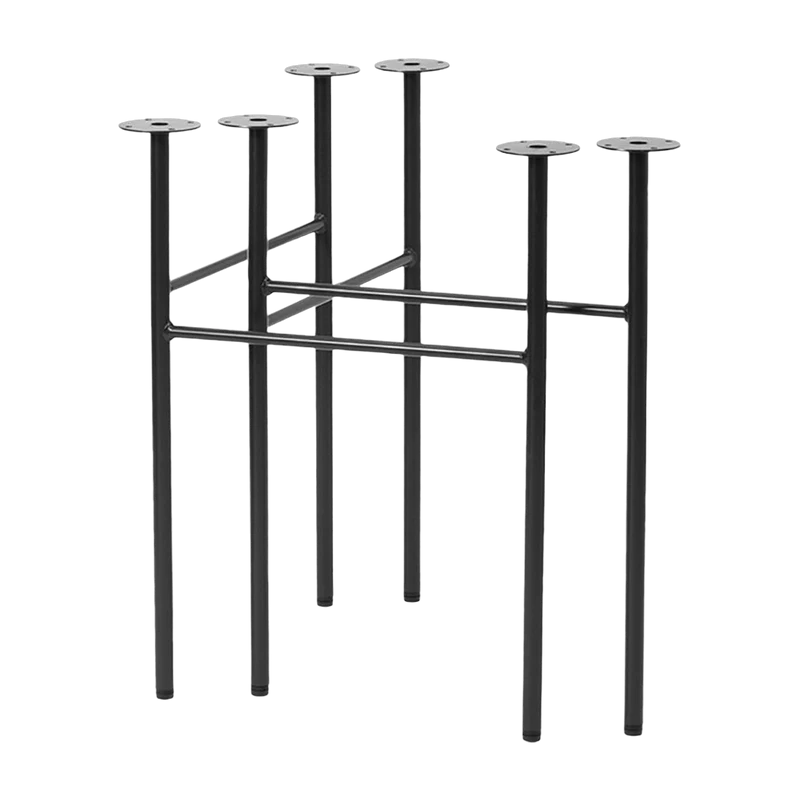 2 Pieds de table noirs W68 Mingle - Ferm Living