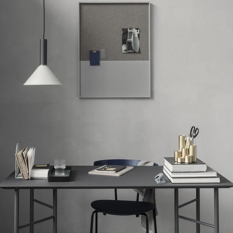 2 Pieds de table noirs W68 Mingle - Ferm Living