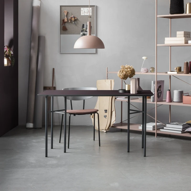 2 Pieds de table noirs W68 Mingle - Ferm Living