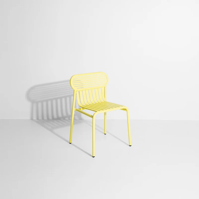 Chaise de jardin jaune Week-End - Petite Friture