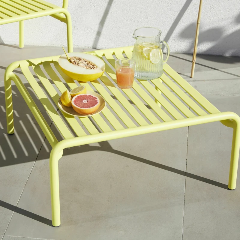 Chaise de jardin jaune Week-End - Petite Friture