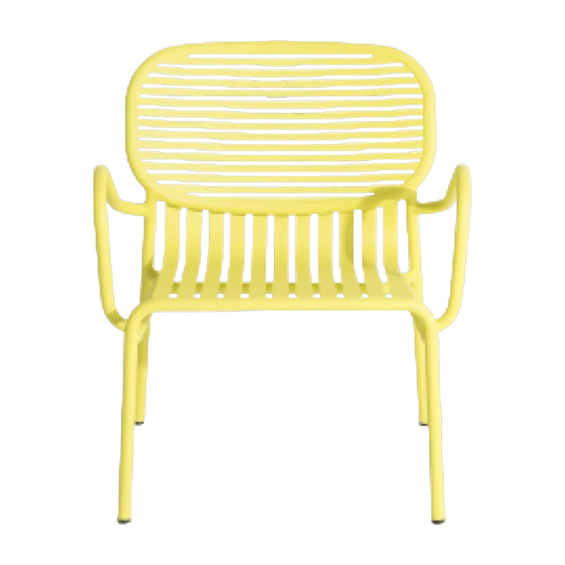 Fauteuil de jardin jaune Week-End - Petite Friture