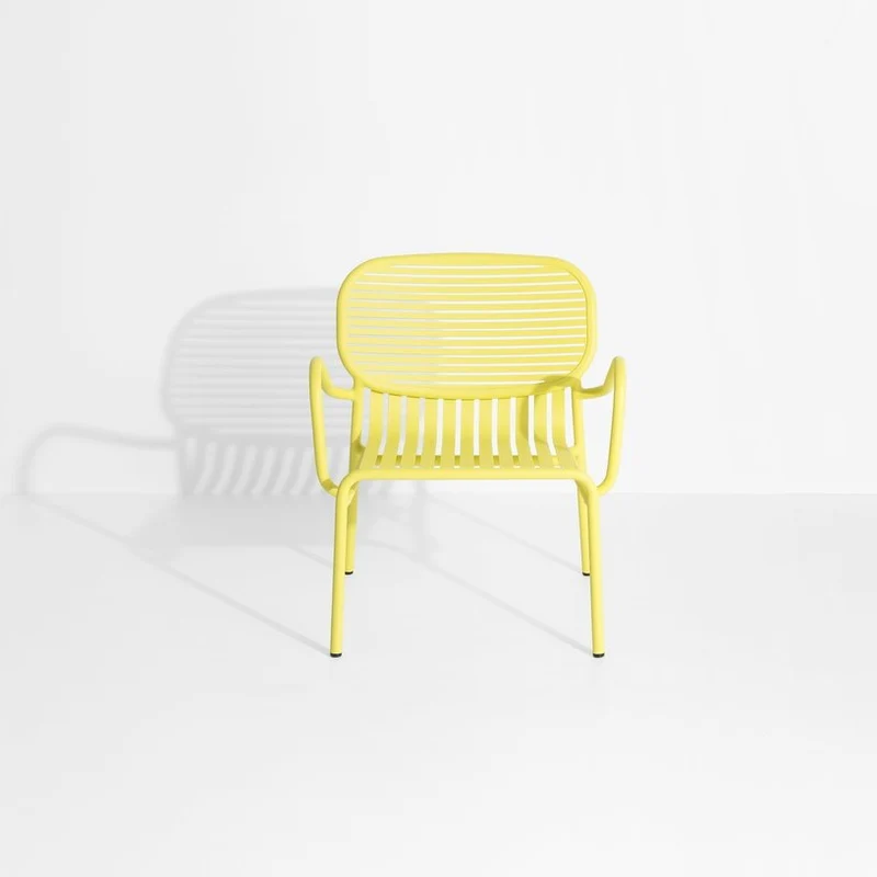 Fauteuil de jardin jaune Week-End - Petite Friture