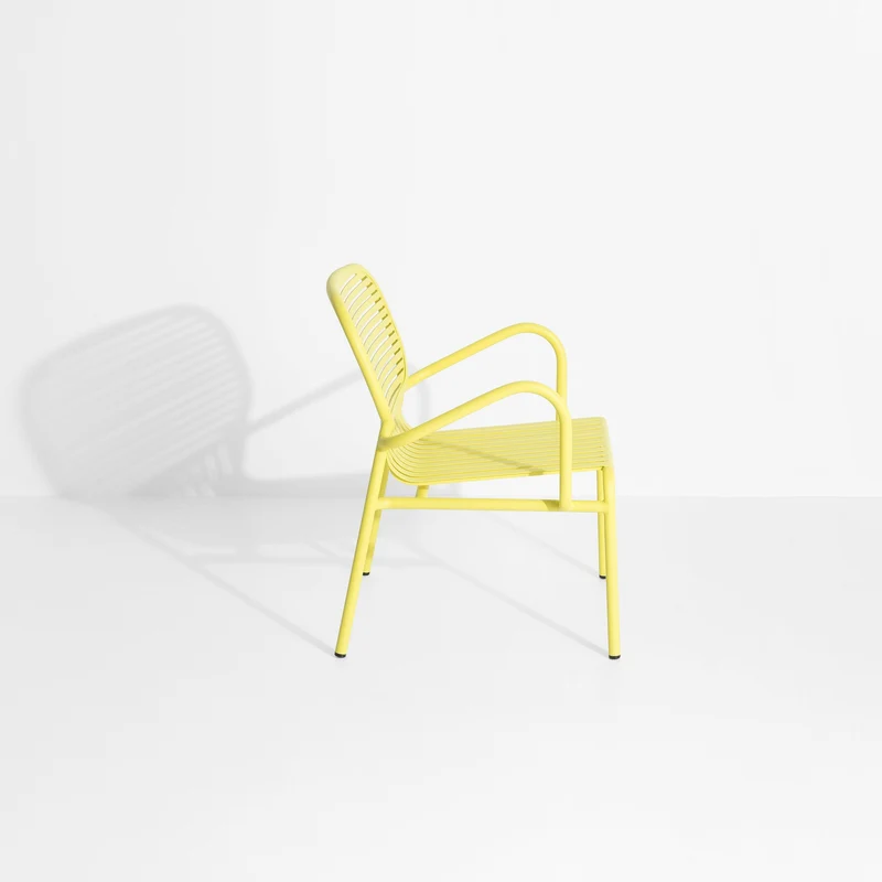 Fauteuil de jardin jaune Week-End - Petite Friture