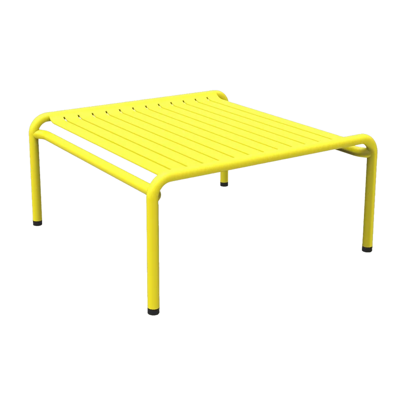 Table basse de jardin jaune Week-End - Petite Friture