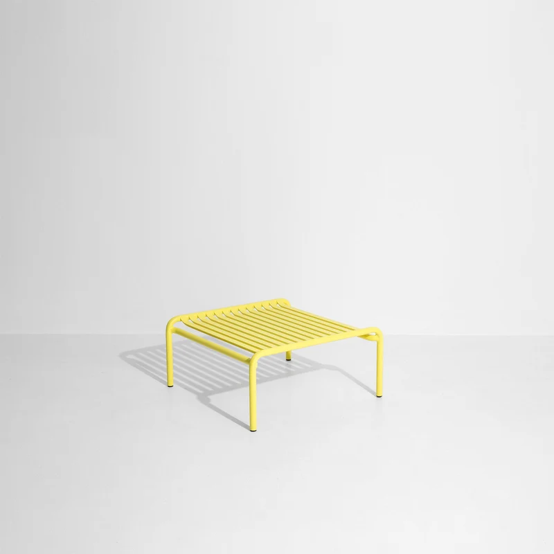 Table basse de jardin jaune Week-End - Petite Friture