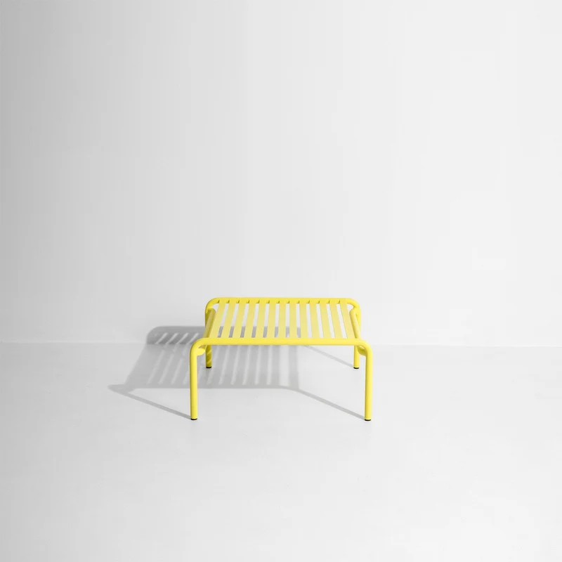 Table basse de jardin jaune Week-End - Petite Friture