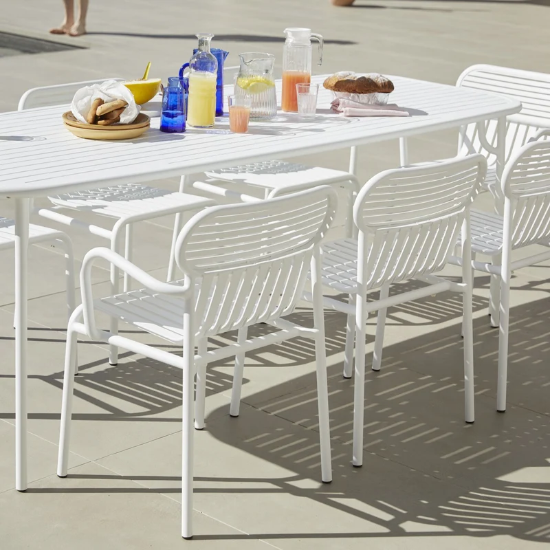 Table de jardin rectangulaire noire 220 cm Week-End - Petite Friture