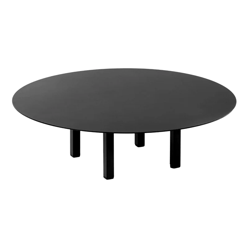 Table basse ronde 68 cm en métal noir 01 - Serax