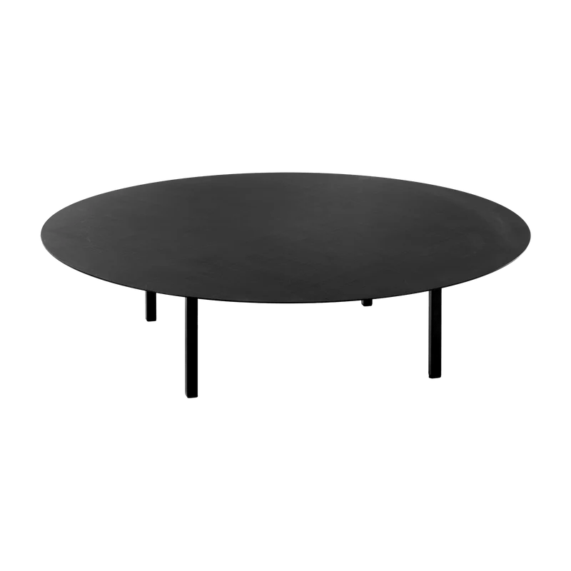 Table basse ronde en métal noir 03 - Serax
