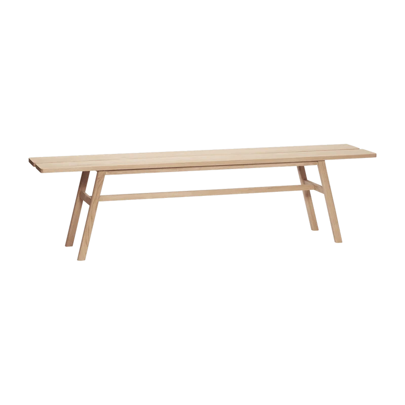 Banc en chêne naturel - Hübsch