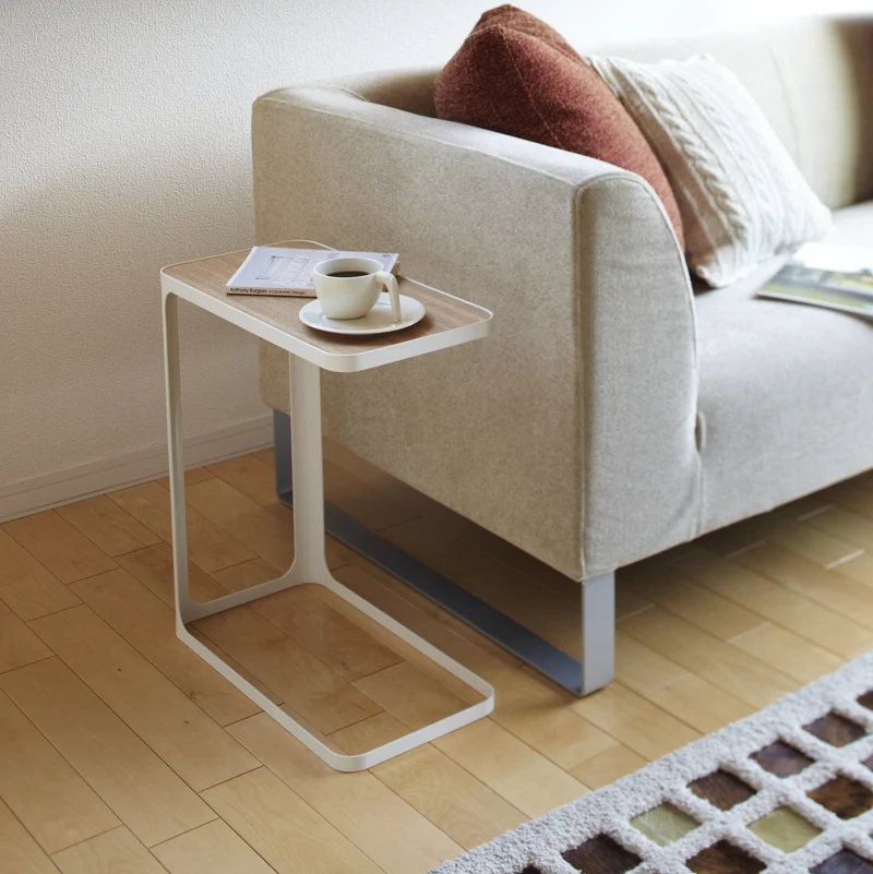 Table d'appoint blanche Frame - Yamazaki