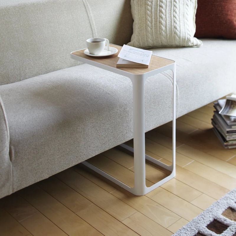 Table d'appoint blanche Frame - Yamazaki
