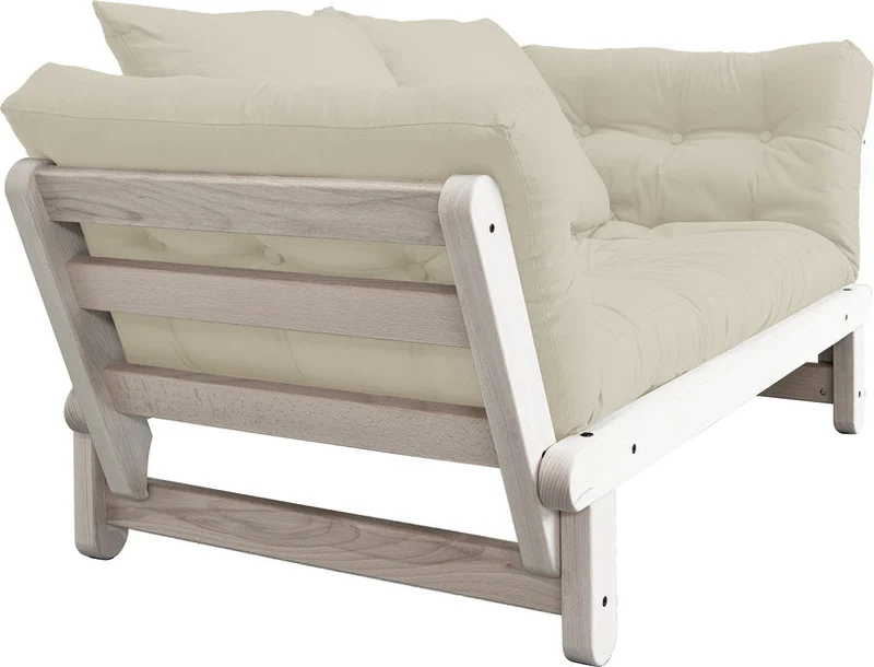 Canapé convertible 2 places beige Beat - Karup Design