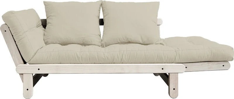Canapé convertible 2 places beige Beat - Karup Design