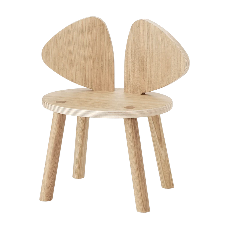 Chaise en chêne S Mouse - Nofred