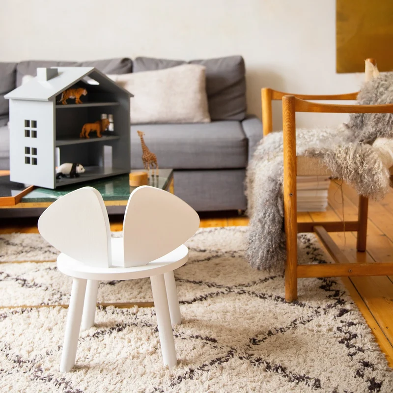 Chaise en chêne blanc S Mouse - Nofred