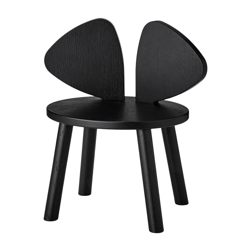 Chaise en chêne noir S Mouse - Nofred