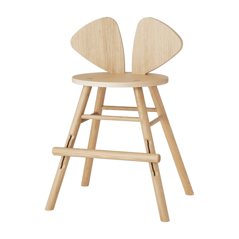 Chaise en chêne L Mouse - Nofred