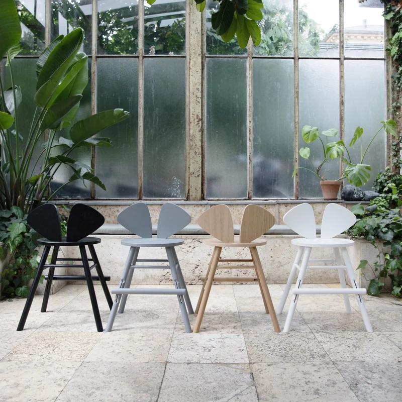 Chaise en chêne L Mouse - Nofred
