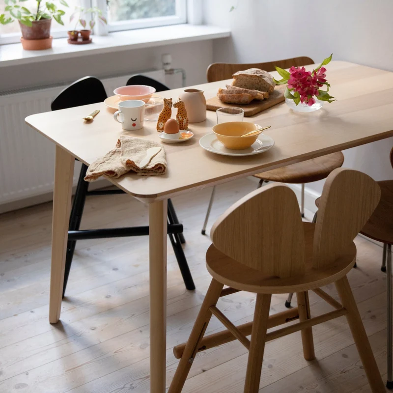 Chaise en chêne L Mouse - Nofred