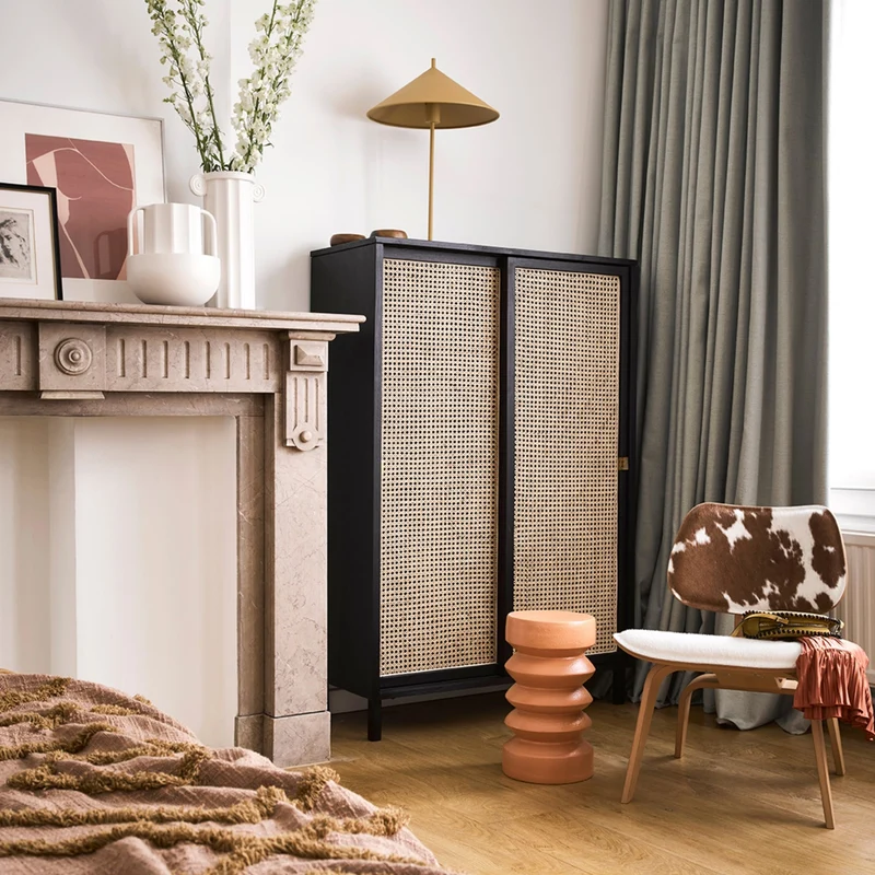 Table d'appoint terracotta en grès - HKliving