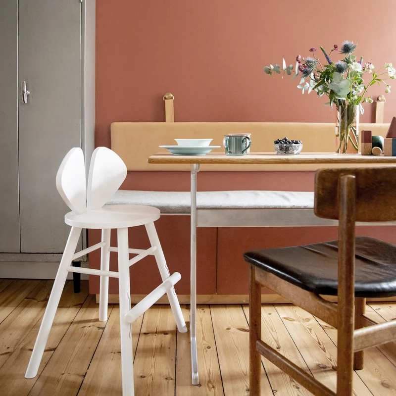 Chaise en chêne blanc L Mouse - Nofred
