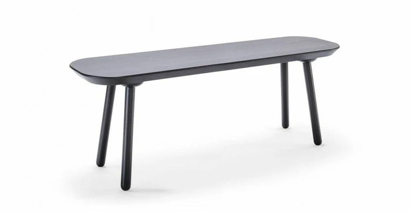 Banc en frêne noir L140 Naïve - Emko