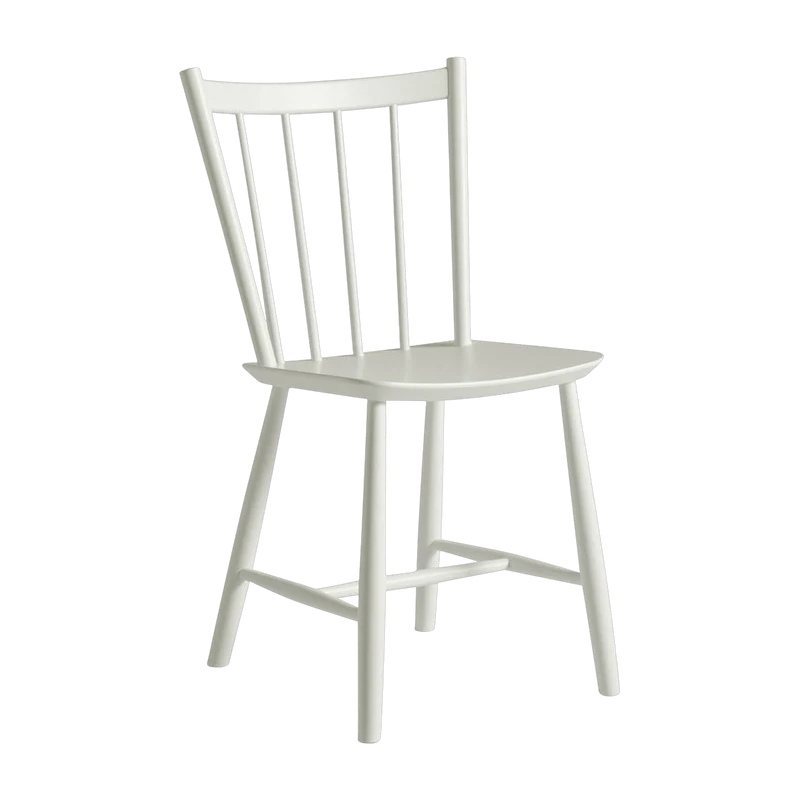 Chaise blanche en bois de hêtre - HAY