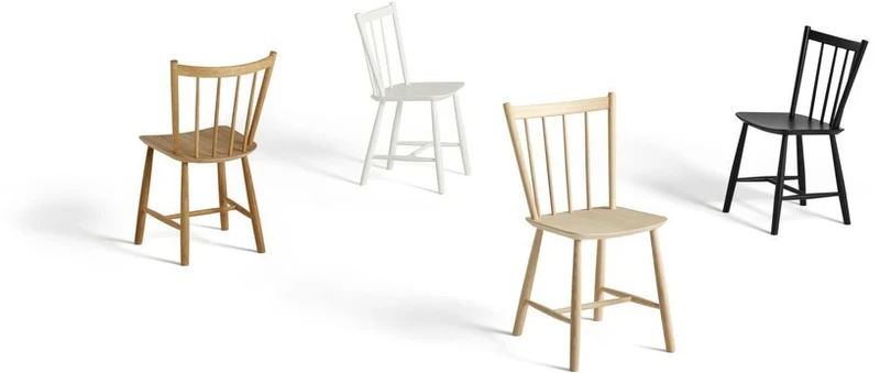 Chaise blanche en bois de hêtre - HAY