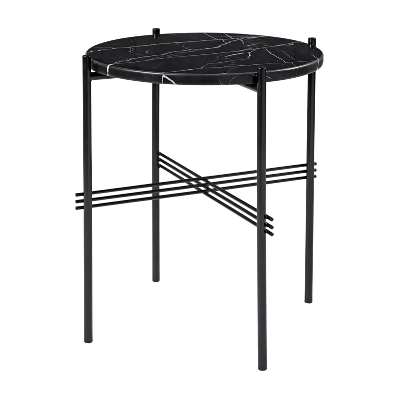 Table d'appoint en marbre noir 40 cm TS - Gubi