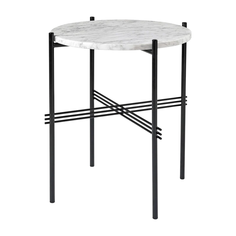 Table d'appoint en marbre blanc 40 cm TS - Gubi